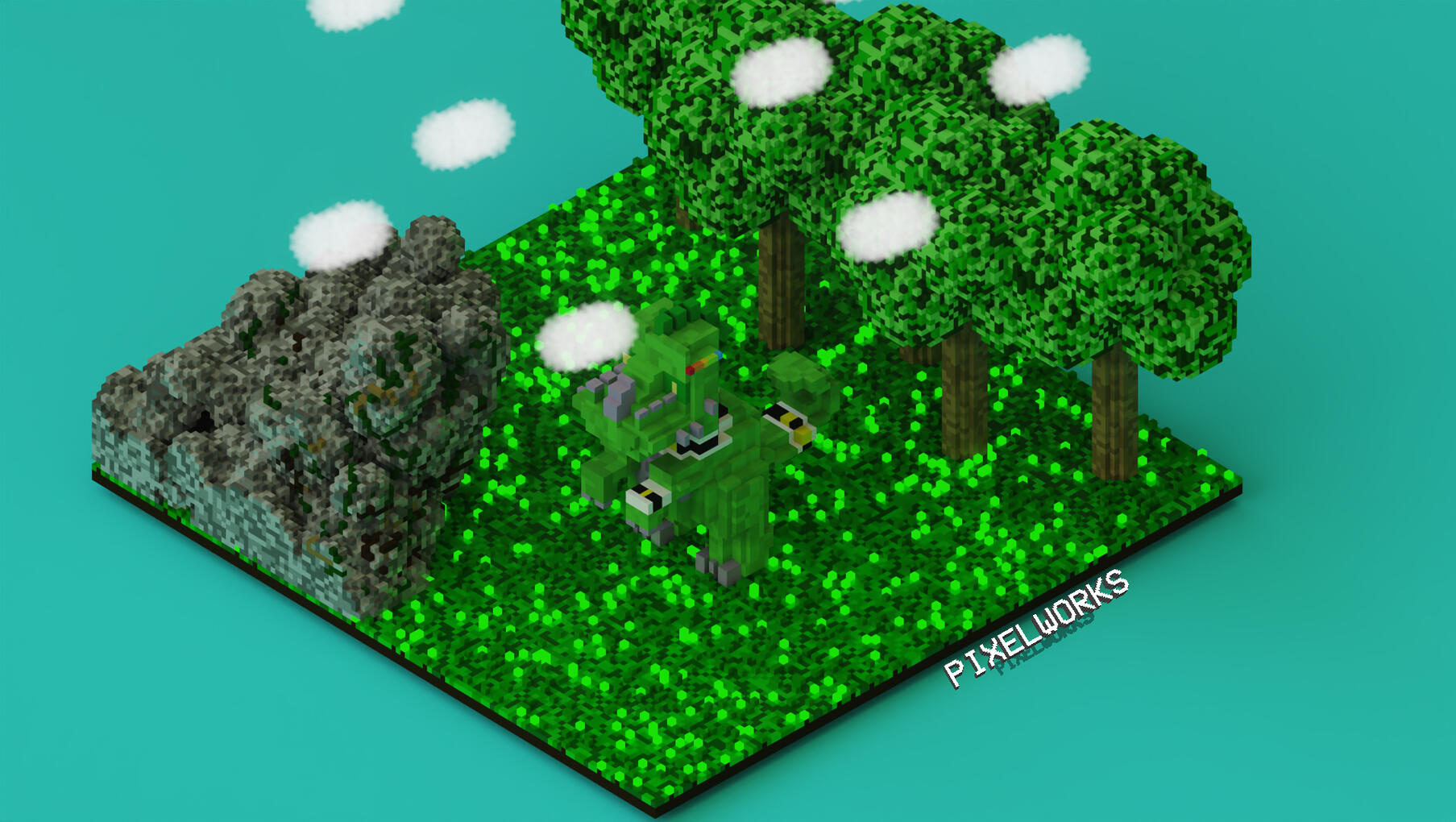 Indominus Voxelart